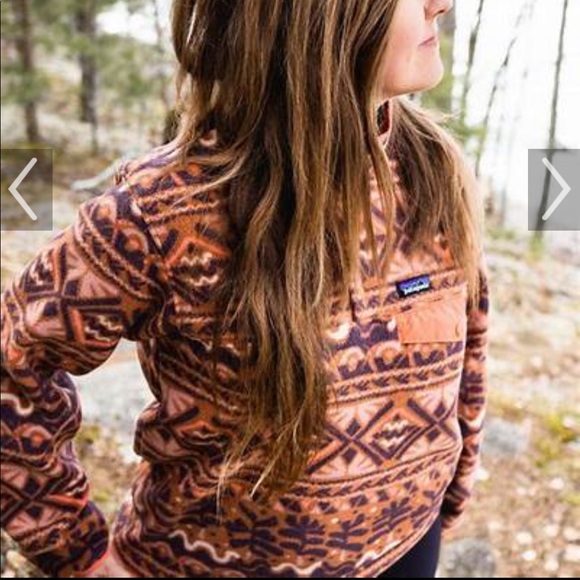 R a r e Patagonia Synchilla in Mangrove Henna Brown - Picture 9 of 10